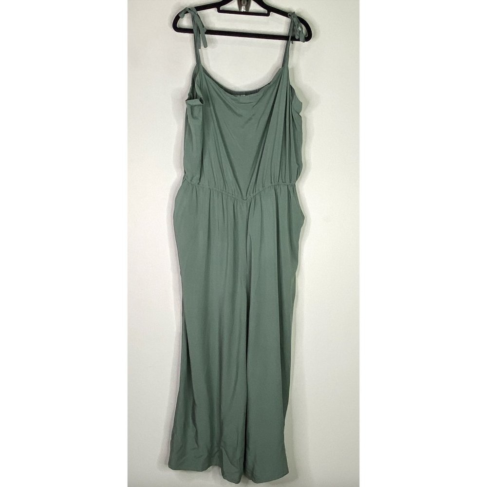 New GAP 2023 Wide-Leg Cami Pocket Jumpsuit Women's Size XXL